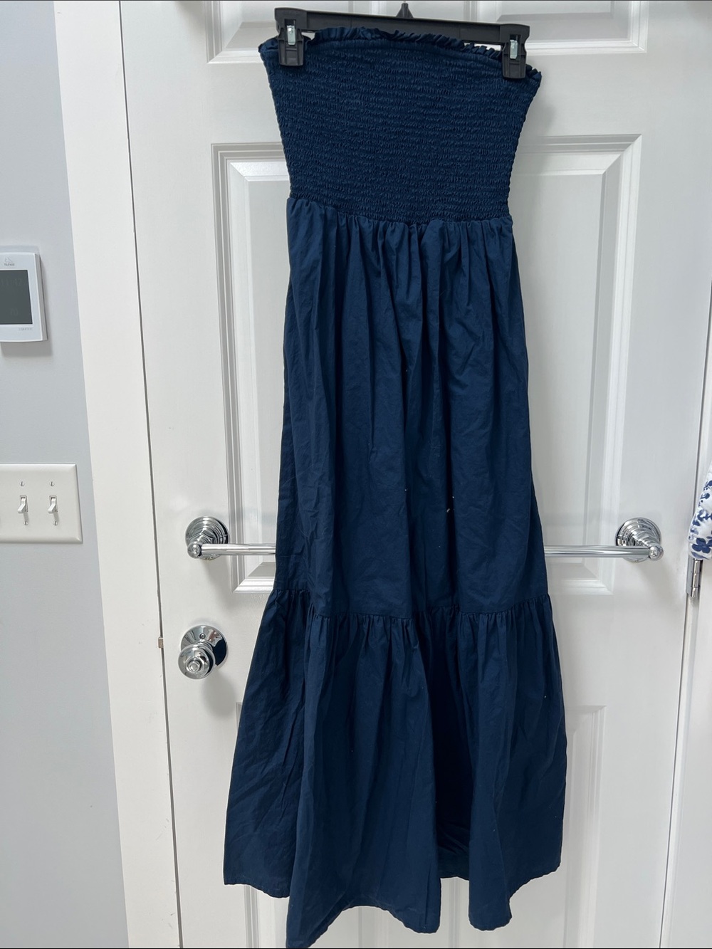 Tart Strapless Navy Blue Maxi Dress